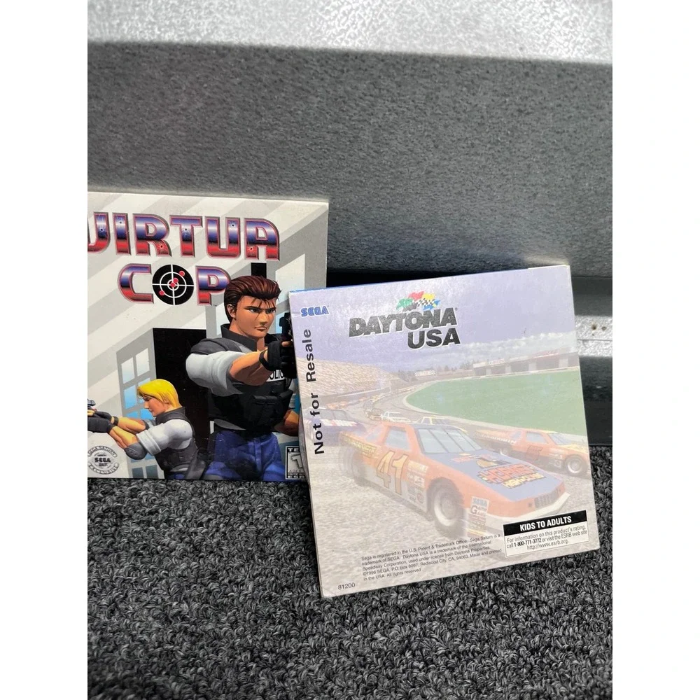 Sega Saturn Virtua Cop & DaytonaSega Saturn Virtua Cop & Daytona USA Video Games